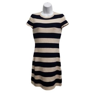 STS Sail To Sable Cashmere Wool Blend Striped Sweater Dress Size XXS